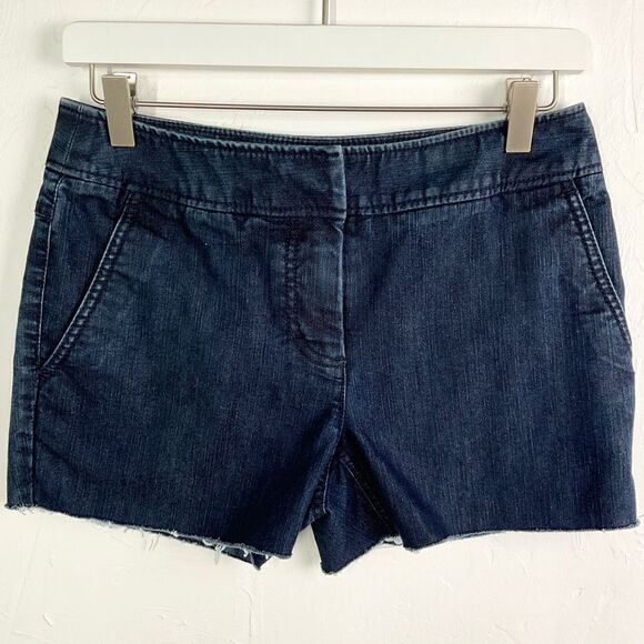 Kenneth Cole Blue Dark Wash Custom Cutoff Shorts 2 - Picture 1 of 4